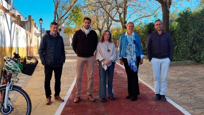 Bormujos estrena un nuevo tramo de carril bici