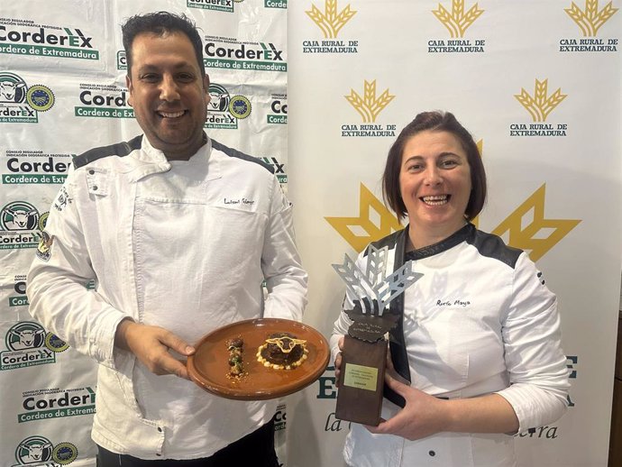 La chef Rocío Maya, de La Taberna de Noa, gana el XVI Concurso de Cocina Premio Espiga Cordero de Extremadura