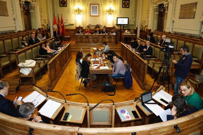 Pleno del Ayuntamiento de Valladolid.