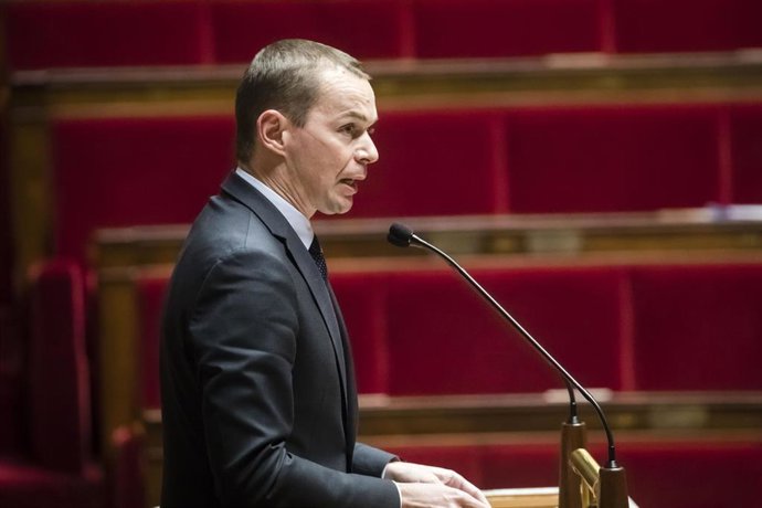 Archivo - El ministro de Trabajo de Francia, Olivier Dussopt