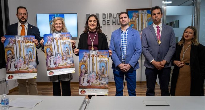 Presentación del Belén Viviente de Beas en la Diputación de Huelva.