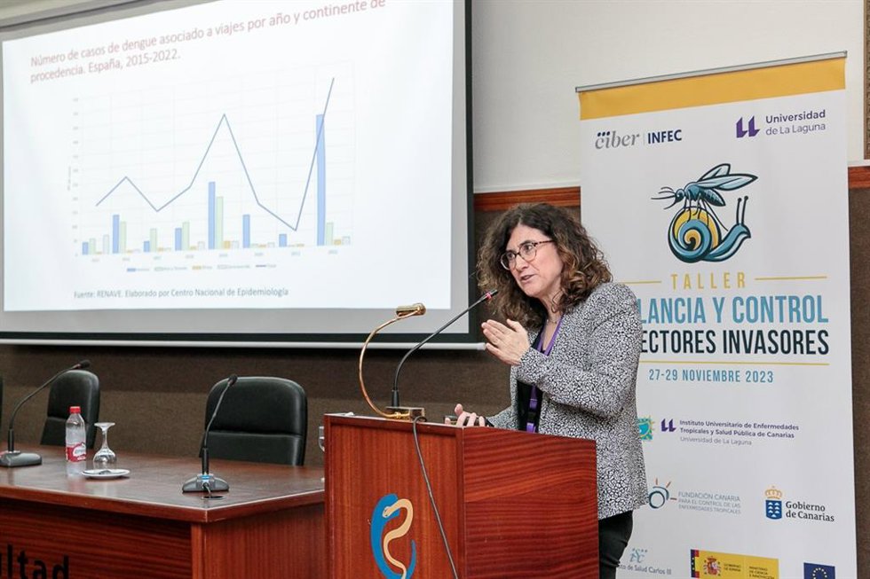 La investigadora María José Sierra Moro, del Centro de Coordinación de Alertas y Emergencias Sanitarias del Ministerio de Sanidad y el Consorcio de Investigación Biomédica en Red (CIBERESP)