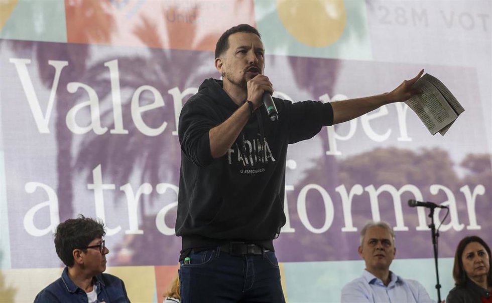 Archivo - El exvicepresidente del Gobierno y exlíder de Podemos Pablo Iglesias en un acto de mayo