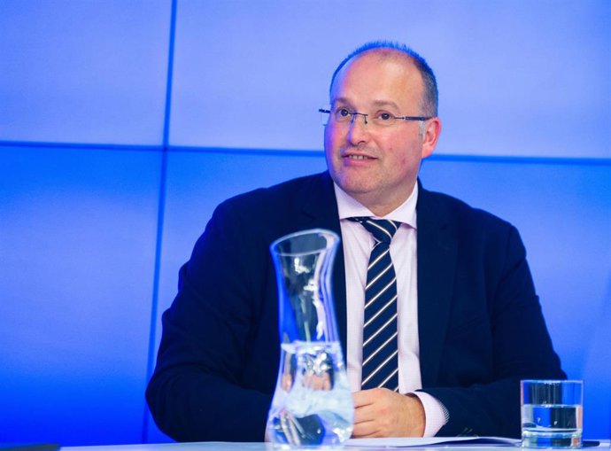 Archivo - El vicesecretario de Organización Territorial, Miguel Tellado, durante la reunión del Comité Ejecutivo Nacional del PP.