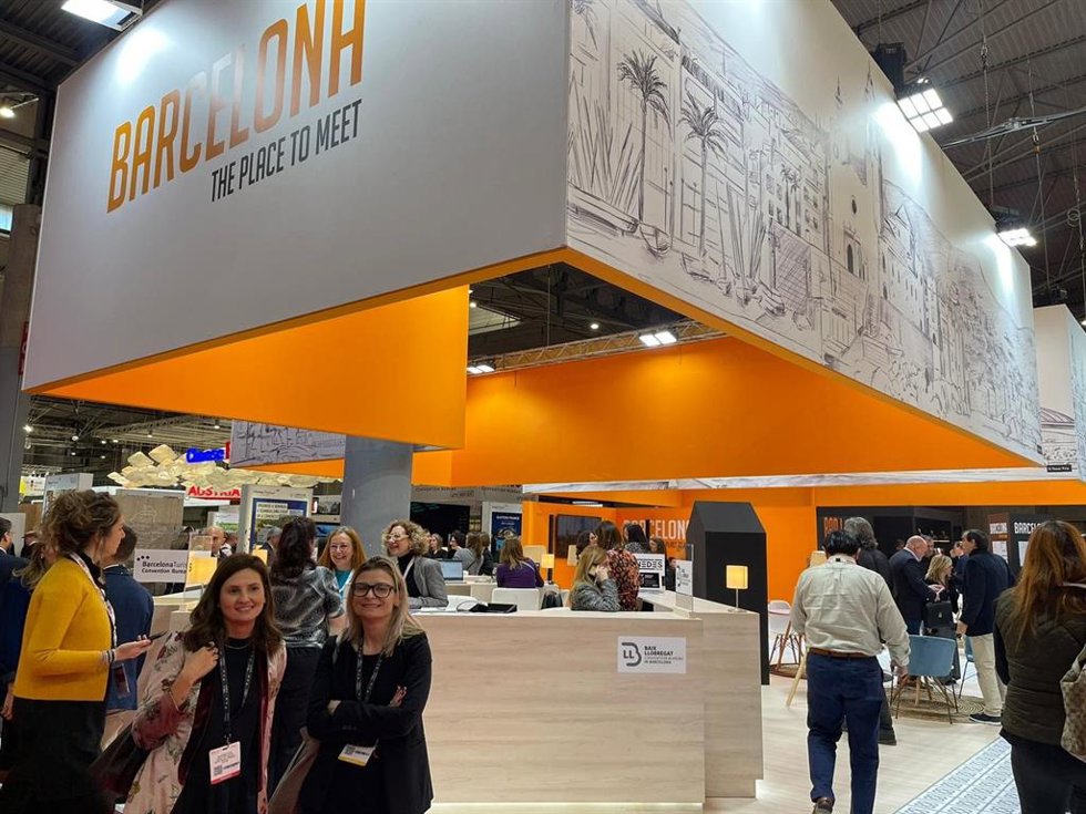Imagen de archivo del estand de la provincia de Barcelona en el IBTM World de la edición de 2022.