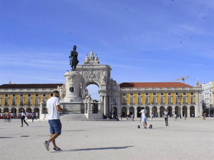 Archivo - Plaza del Comercio, Lisboa.