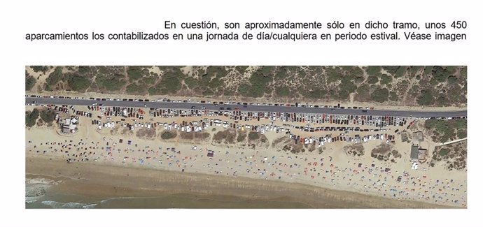 Imagen de las alegaciones al proyecto de la Dirección General de Costas para la playa de La Bota.