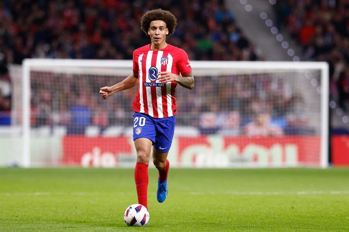 Axel Witsel of Atletico de Madrid in action during the spanish league, La Liga EA Sports, football match played between Atletico de Madrid and Villarreal CF at Civitas Metropolitano stadium on November 12, 2023, in Madrid, Spain.
