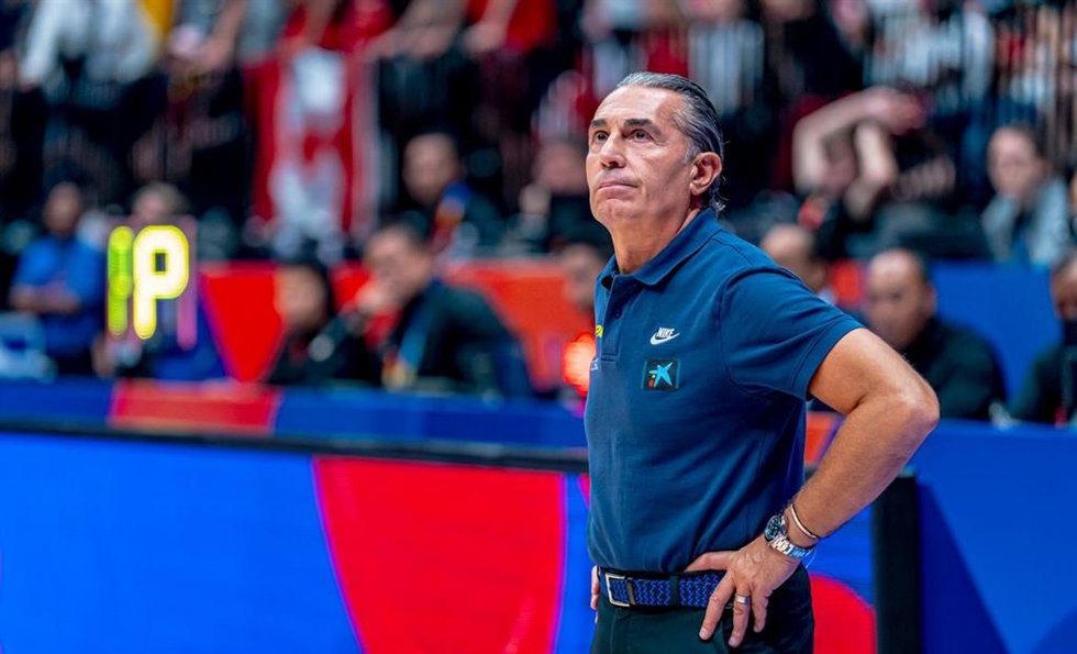 Archivo - El seleccionador naacional de baloncesto, Sergio Scariolo, en el Mundobasket 2023.