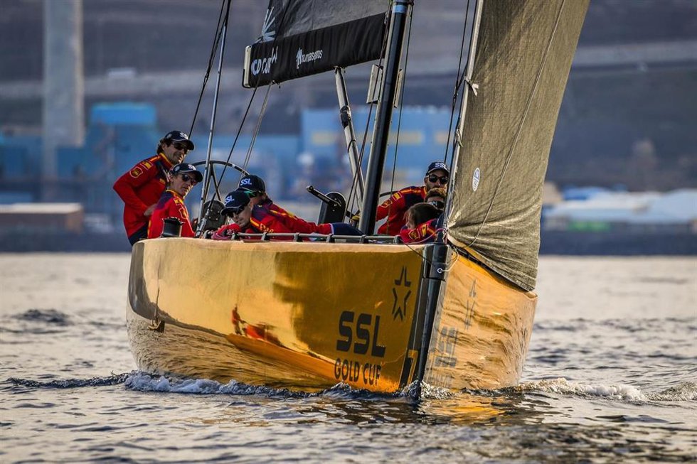 Archivo - El equipo español en su estreno en la Gran Canaria SSL Gold Cup