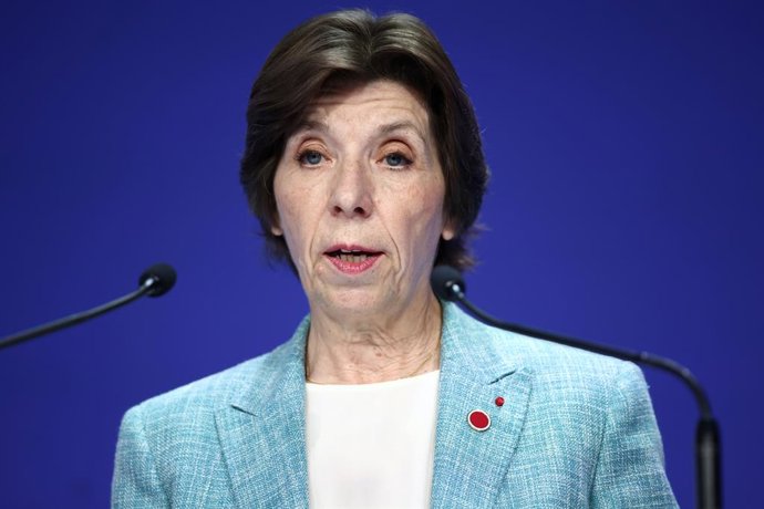 Archivo - La ministra de Exteriores de Francia, Catherine Colonna