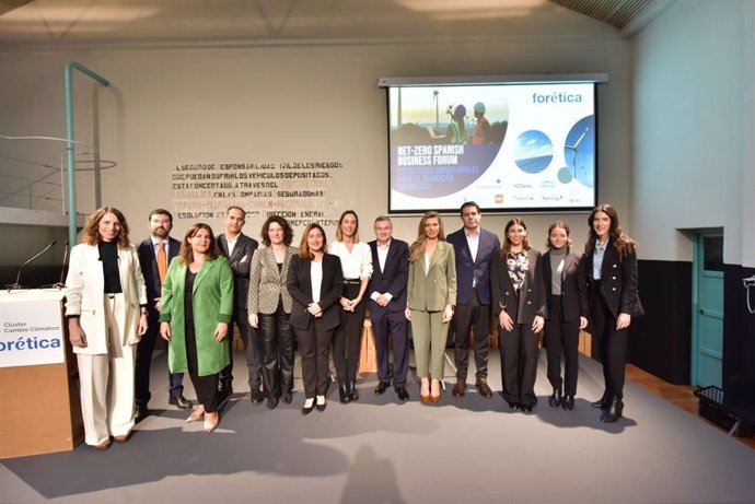 Forética organiz una nueva edición del encuentro 'Net-Zero Spanish Business Forum', en el marco del Clúster de Cambio Climático