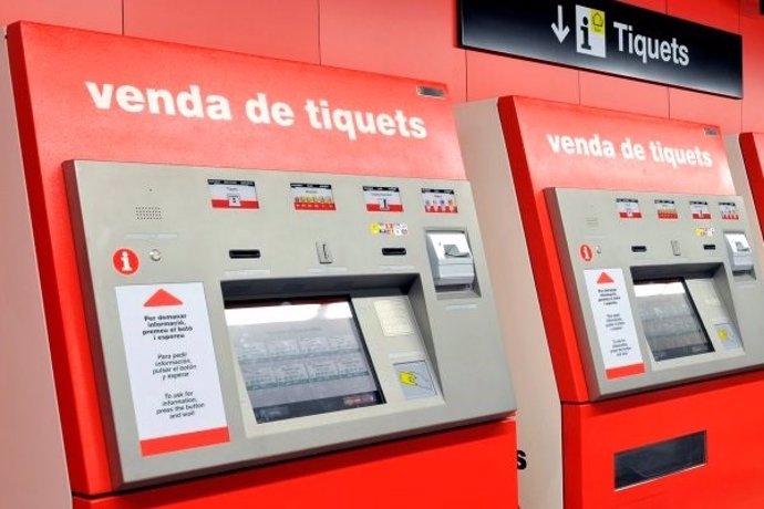 Màquines de venda de tiquets del Metro de Barcelona