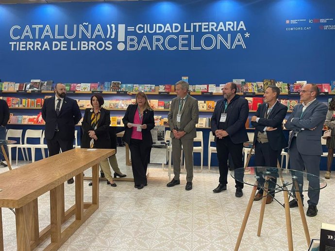Stand de Catalunya en la Feria del Libro de Guadalajara, en México