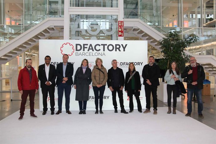 Los participantes de las Jornadas Economías en América Latina y el Caribe en el DFactory.