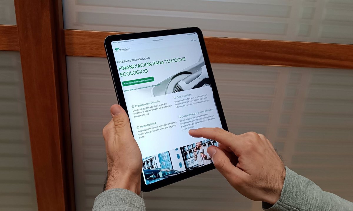 Unicaja Banco s’engage en faveur de la mobilité écologique et renforce son prêt pour les véhicules durables