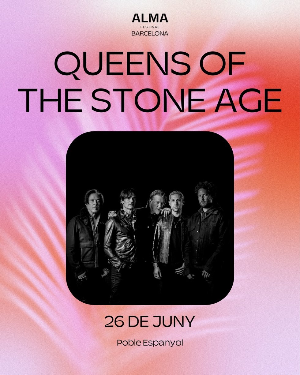 Cartel del concierto de Queens of the Stone Age en Barcelona