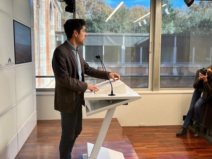 El portavoz de los comuns en el Parlament, David Cid