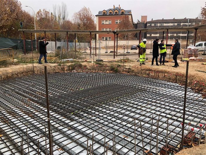 Obras del colector de la calle Astrana Marín.