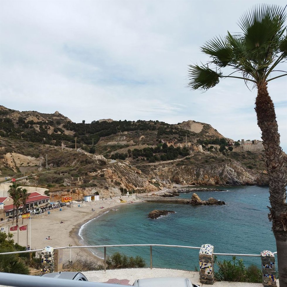 Cala Cortina, en Cartagena (Murcia)