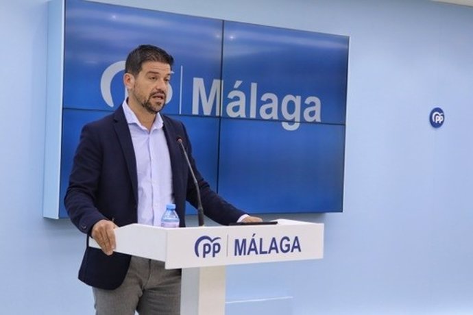El coordinador general del PP de Málaga, Cristóbal Ortega, en una imagen de archivo