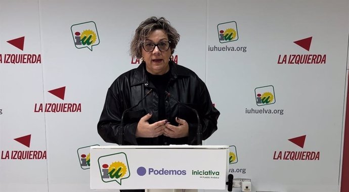 La portavoz del Grupo Municipal de la Izquierda de Huelva (Izquierda Unida, Podemos, Iniciativa del Pueblo Andaluz) en el Ayuntamiento, Mónica Rossi.