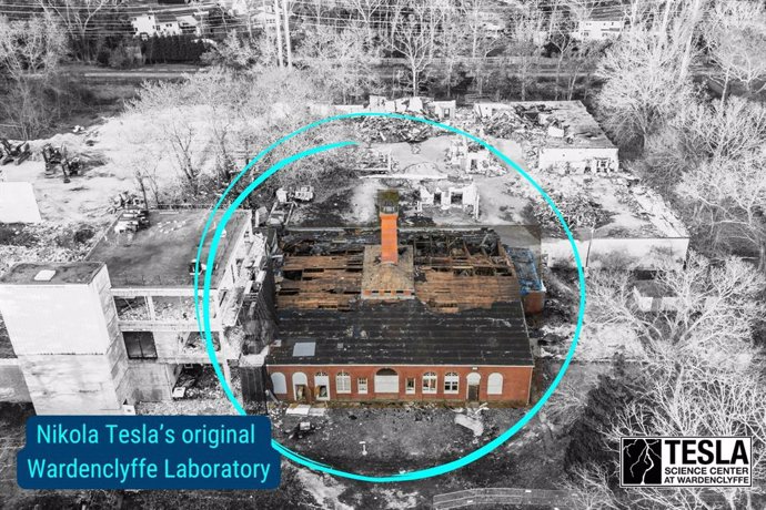 Tesla Science Center at Wardenclyffe, Shoreham, NY, the last remaining laboratory of famed inventor Nikola Tesla, was damaged by a serious fire on the afternoon of November 21, 2023. To help cover fire remediation costs, the Center has launched an inter