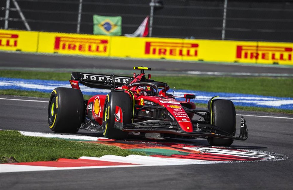 Carlos Sainz durante una prueba del Mundial de F-1 2023