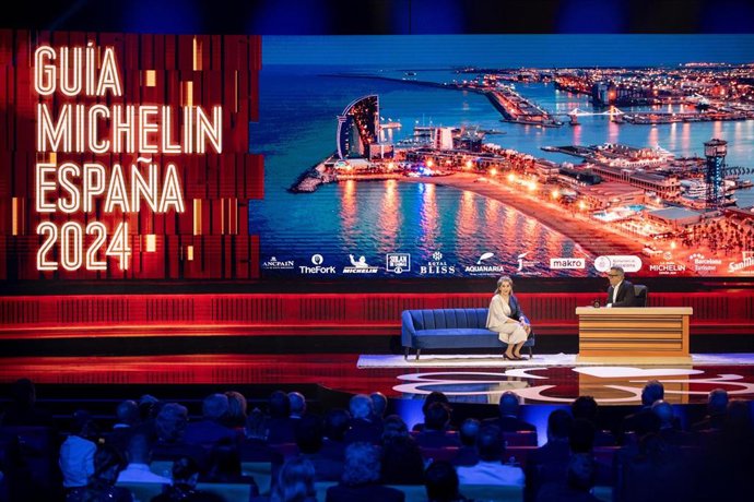 Gala de la Guía Michelin 2024, en el Auditori Frum del Centro de Convenciones Internacional de Barcelona, a 28 de noviembre de 2023, en Barcelona, Catalunya (España). 