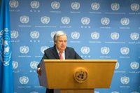 Guterres dice que los palestinos viven "uno de los capítulos más oscuros de su historia"