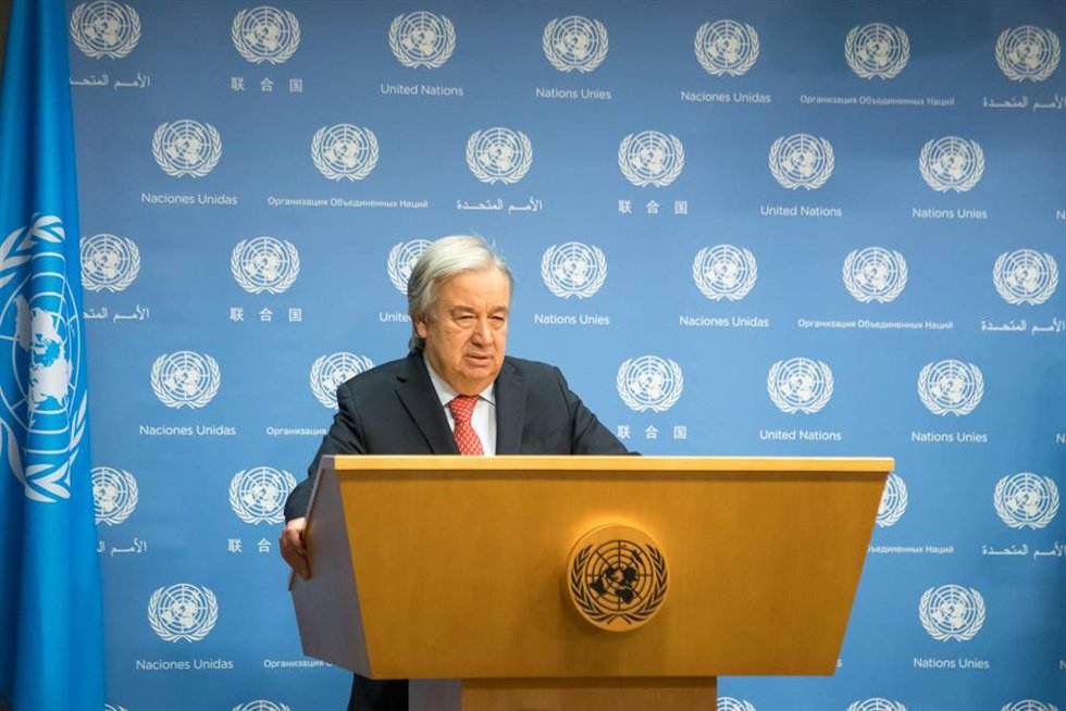 El secretario general de la ONU, António Guterres
