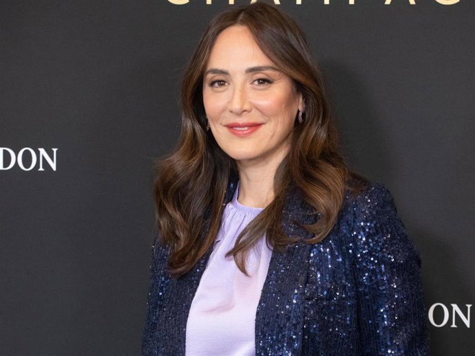 Tamara Falcó posa en el photocall de Mot & Chandon