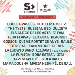 Cartel Festival Strenes de Girona
