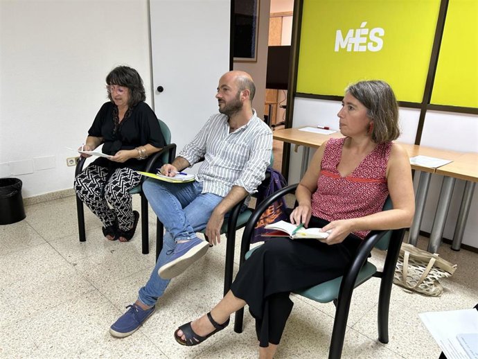 Representantes de MÉS en el Ayuntamiento de Palma.
