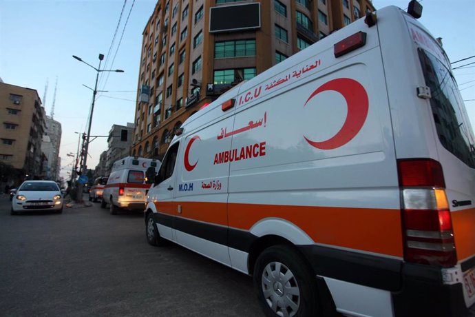 Archivo - Ambulancia en la Franja de Gaza