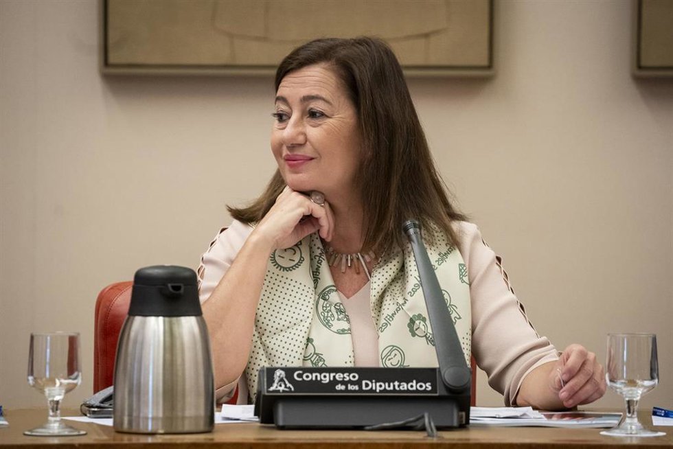 La presidenta del Congreso, Francina Armengol, durante un acto en el Congreso de los Diputados, a 20 de noviembre de 2023, en Madrid (España).