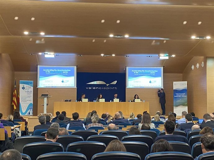 Primer Congreso y Exhibición de la Alianza Net-Zero Mar, organizado por la Fundación Valenciaport en colaboración con la Autoridad Portuaria de Valncia (APV).