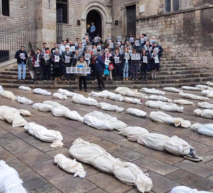 Unas 200 entidades piden en Barcelona que el Gobierno pare el comercio de armas con Israel