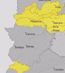 Alertas en Extremadura para el jueves, 30 de noviembre