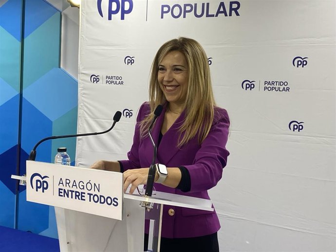 Archivo - La vicesecretaria de Igualdad y Conciliación del PP y secretaria general del PP Aragón, Ana Alós