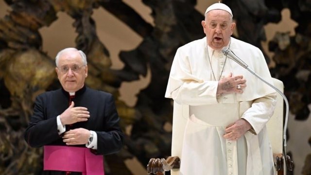 El Papa Francisco en la audiencia general.