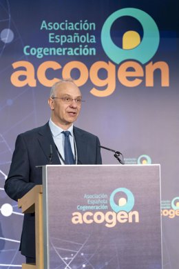 El presidente de Acogen, Rubén Hernando
