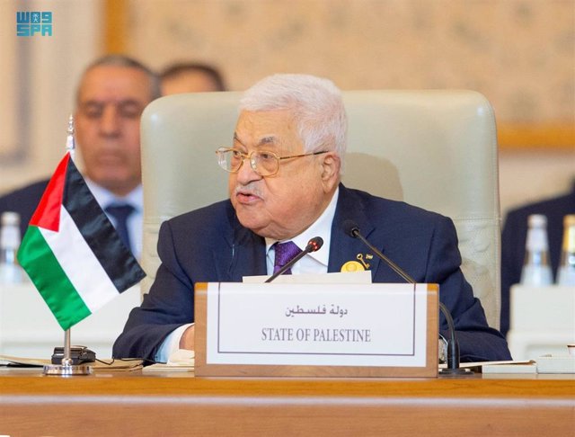 El presidente de la Autoridad Palestina, Mahmud Abbas