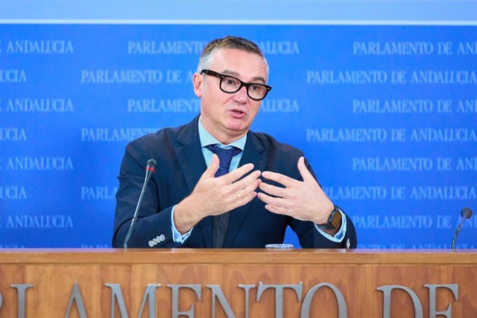 El portavoz del Grupo Parlamentario Vox, Manuel Gavira