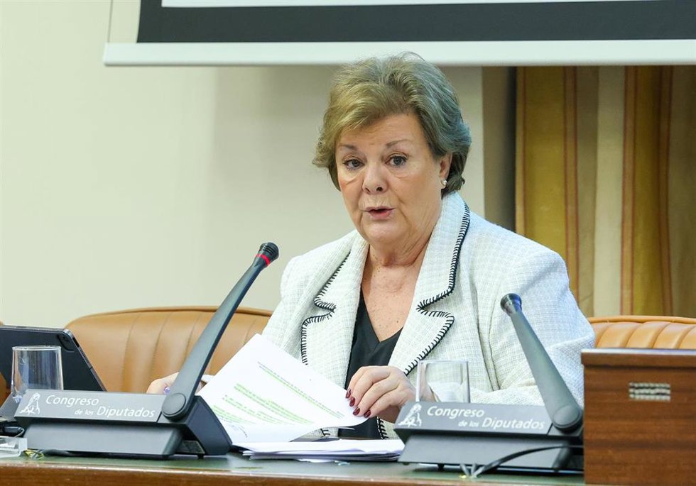 Archivo - La presidenta del Tribunal de Cuentas, Enriqueta Chicano Jávega