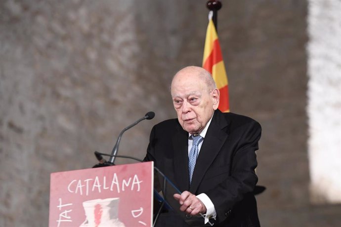 Archivo - El expresidente de la Generalitat Jordi Pujol interviene durante el homenaje al músico Pau Casals a los 50 años de su muerte en el exilio, en la Abadía de Sant Miquel de Cuix, a 21 de agosto de 2023, en Codalet (Francia). 