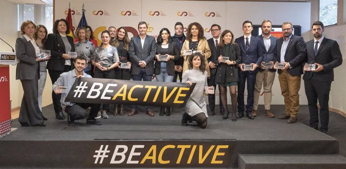 Foto de familia tras la entrega de los Premios CSD-BeActive 2023