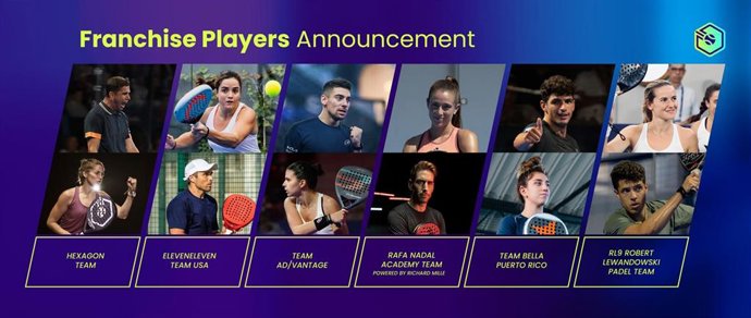 Lista de jugadores franquicia de los equipos participantes en la Hexagon Cup.