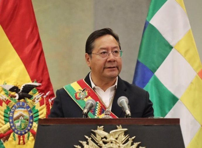 Archivo - El presidente de Bolivia, Luis Arce,