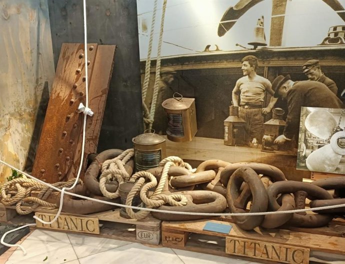 Imagen de la exposición 'Titanic The Reconstruction', la muestra oficial de la Fundación Titatic que acoge el Ateneo Mercantil de Valncia.